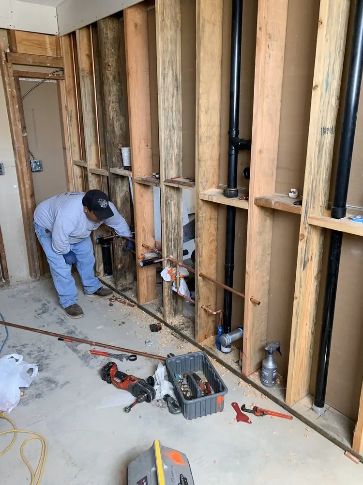 Commercial rough-in plumbing for Gas Line Repair in North New Hyde Park